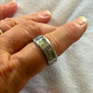 Silver circle of fifths Ring size 10